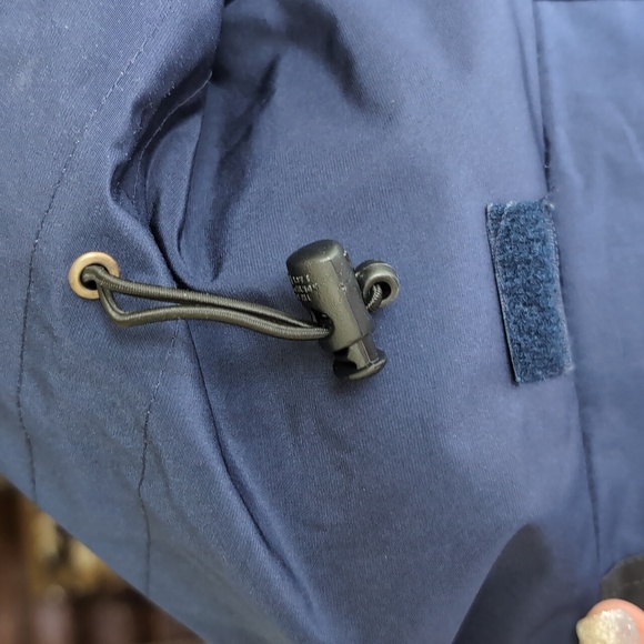 THE NORTH FACE GORE-TEX Jacket Kids XL Navy Blue + black. Outdoor Hiking. RARE. - Picture 11 of 13